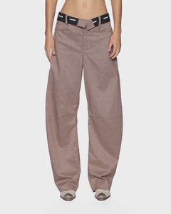 Barrel Trouser - Flip Houndstooth