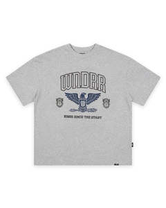 Riot Heavy Weight Tee - Grey Marle