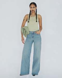 Zila Mid Wide Jean - Cape Light Vintage
