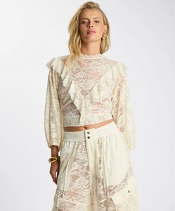 Savage Romance Lace Frill Top