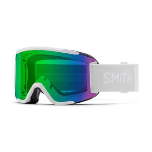 Smith Squad S - White Vapor ChromaPop Everyday Green Mirror 23% VLT / Clear