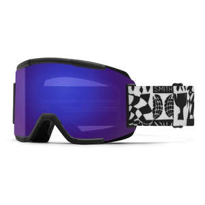 Snow Goggles: Smith Squad - Artist Series | Meg Fransee ChromaPop Everyday Violet Mirror 23% VLT / Clear