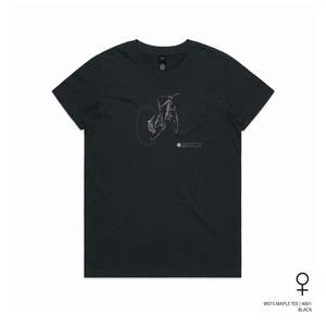 Mtb Tires: Chill Bike T-Shirt Women's - Black
