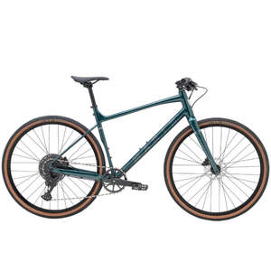 Urban Bikes: Marin DSX 1 Flat Bar Gravel Bike - Green/Silver