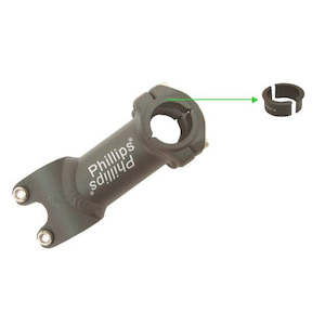 Handlebars Grips: Phillips A-Head Stem 50mm 25.4-31.8 6° Black