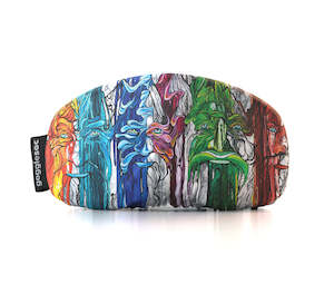 Snow Goggles: Gogglesoc Goggle Cover - Asthenospheric Mantle