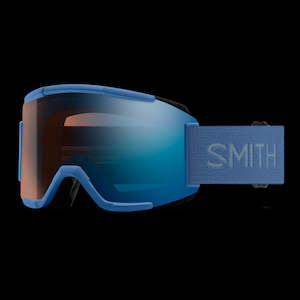 Snow Goggles: Smith Squad - True Blue ChromaPop Pro Photochromic Blue Mirror /Extra Lens Not Included