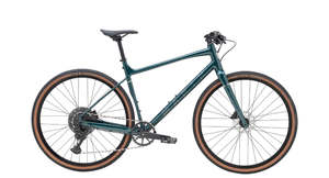 Mtb Tires: Marin DSX 1 Flat Bar Gravel Bike - Green/Silver