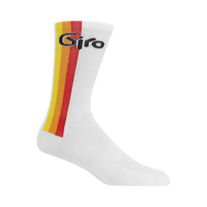 Mtb Tires: Giro Comp Racer Hi-Rise 6" Socks - 85 White