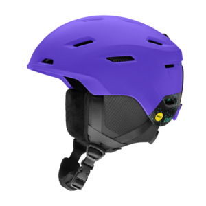 Mtb Tires: Smith Descend MIPS Snow Helmet - Matte Ultraviolet / Emerald City