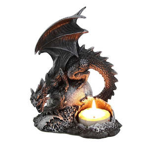 Dragon with tealight