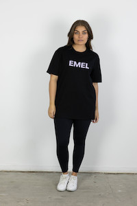 EM&EL: ARLEY TEE HAZY BLACK