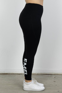 Womens Bottoms: NEO ACTIVEWEAR TIGHTS BLACK/WHITE