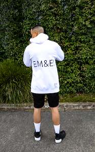 Mens Hoodies: TRILOGY HOODY WHITE