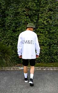 Mens Longsleeves: BISONS LONGSLEEVE WHITE