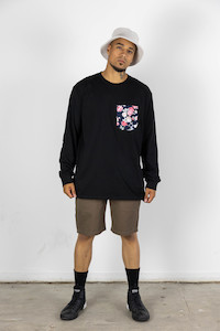 Mens Longsleeves: BLAKE LONGSLEEVE POCKET TEE