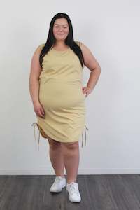 Bargins: *EVERLY SINGLET DRESS SAND
