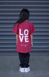 Kids T Shirts: TRIS TEE RED