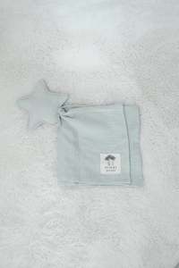 All Kids: Star Comforter Pale Blue