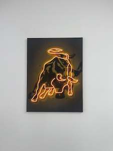 Homewares: Bull Canvas