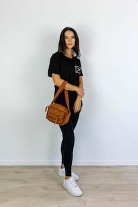 Womens Tshirts: ASH MINI CORD BACKPACK BROWN