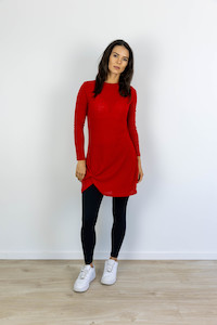 AFTERGLOW DRESS RUBY