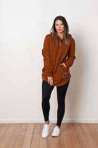 Womens Hoodies: ESSENTIAL HOODY RUST (PRE-0RDER)