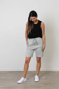 Womens Bottoms: BASIC SHORTS GREY