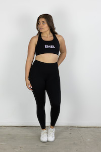 NEO ACTIVEWEAR BRA BLACK/PURPLE SAMPLE