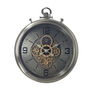 52x62cm Gunmetal Fob Clock