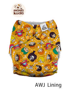 pocket nappy: Mama Koala 3.0 - K3PAD74009P (Polyester - AWJ) (Shell Only)