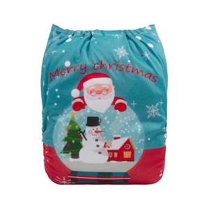 Other Sizes: OSFM Pocket Nappy - QD57A (Limited CHRISTMAS PRINT)