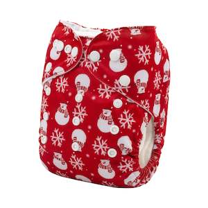 Other Sizes: OSFM Pocket Nappy - Q75 (Limited Christmas Print)