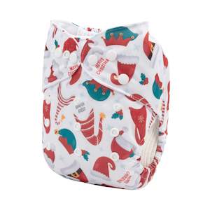 Other Sizes: OSFM Pocket Nappy - Q76 (Limited Christmas Print)