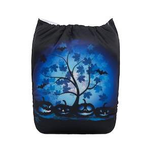 Alva Osfm Pocket Nappies 1: OSFM Pocket Nappy - QD40A (Limited HALLOWEEN PRINT)