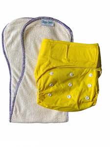 Velcro Osfm Nappies: Velcro OSFM Pocket Nappy - VB12 with Double Hourglass Insert COMBO