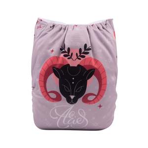 Alva Constellation Series: OSFM Pocket Nappy - YDX13 (PINK ARIES)