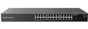 Ethernet Switches: 24 port Gigabit POE ethernet switch – Grandstream