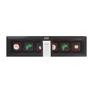 Dark Chocolate Christmas Caramel Deco's - 6Pk