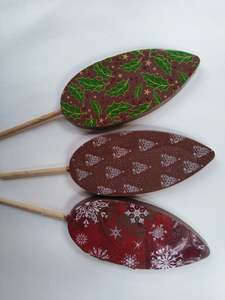 Chocolate Lollipops - Christmas Trees