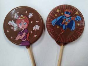 Chocolates: Chocolate Lollipops - Super Heroes