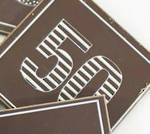 Birthday chocolates - designed and handmade in by Chocolates Are Us: 50th design chocolates - gift packs
