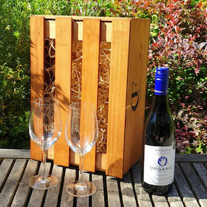 Gift Box - Angove Organic Shiraz +/- Glasses