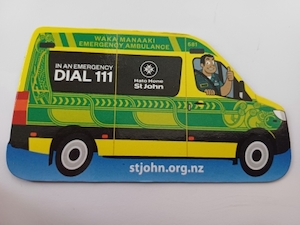 Products: 90 x 50mm Van Shape Fridge Magnet