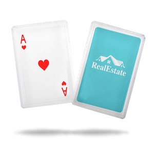 Products: Bridge Size Playing Cards – Plastic Case