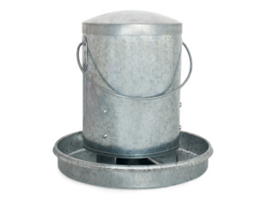Drinkers Feeders: Steel Poultry Feeder