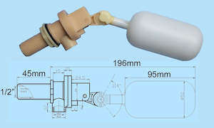 Float Valve Assembly White