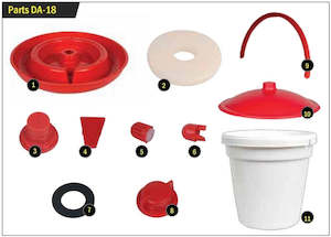 Drinker Spares Accessories: Spares #4 Dirt Protector for 18L Drinker