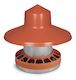 Chicken Feeder 10kg with Rain Hat Red