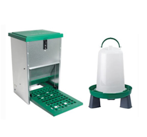 Feed-o-Matic 5kg Feeder + Drink-o-Matic 6L Drinker Combo